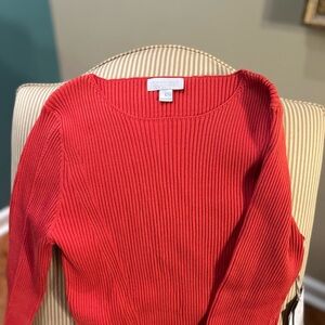 Carlisle Women's Dark orange Crew Neck Sweater
